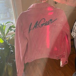 Forever 21 L.A. Gear denim jacket in Pink 💕💅